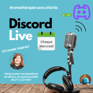 Annonce pour le serveur Discord d'Aromathérapie sans chihcis